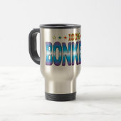 Mug De Voyage Folle étiquette v2 d'étoile (Devant gauche)