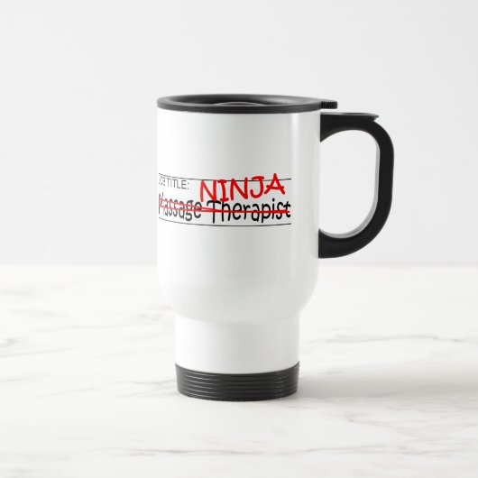 Mug De Voyage Fonction Ninja - thérapeute de massage (Droite)