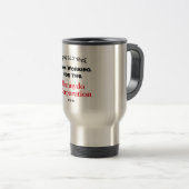 Mug De Voyage Fonctionnement retiré pour Hunnydo Corporation (Devant droit)