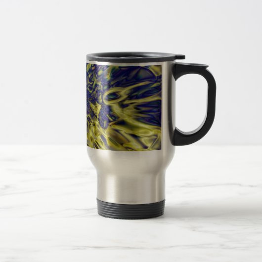 Mug De Voyage Fond d'éclaboussure abstrait (Droit)