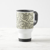 Mug De Voyage Fond d'écran William Morris Grapevine Sage (Devant droit)