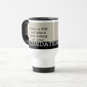 Mug De Voyage Fondation de la foi (Devant gauche)