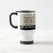 Mug De Voyage Fondation de la foi (Gauche)