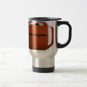 Mug De Voyage Football Américain : J'Aime Ce Jeu