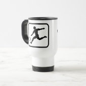 Mug De Voyage Footballeur Pro (Devant gauche)