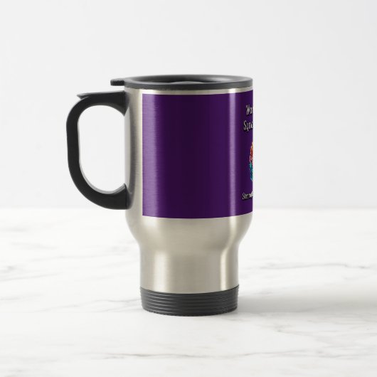 Mug De Voyage Force dans la différence. Journée mondiale du synd (Gauche)