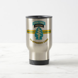 MUG DE VOYAGE FORCES SPÉCIALES AÉROPORTÉ "DE OPPRESSO LIBER "