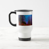 Mug De Voyage Forêt peinte automne pourpre brouillard (Gauche)