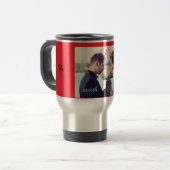 Mug De Voyage Forever Yours – Personalized Wedding Photo Travel  (Devant gauche)