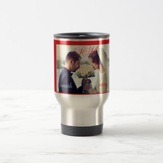 Mug De Voyage Forever Yours – Personalized Wedding Photo Travel  (Centre)