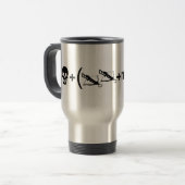 Mug De Voyage Formule de pirate (Devant gauche)