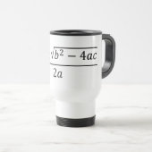 Mug De Voyage Formule quadratique (Devant droit)