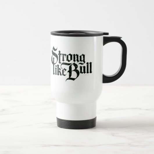 Mug De Voyage Fort comme Bull (Droite)