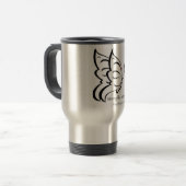Mug De Voyage Fort comme le papillon (Devant gauche)