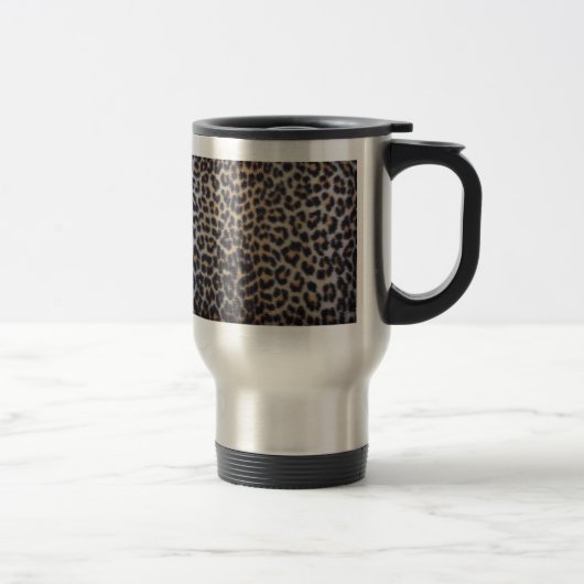 Mug De Voyage Fourre léopard (Droit)