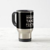 Mug De Voyage Fox-trot de tango de whiskey (Devant gauche)