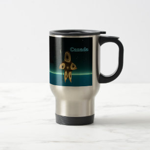 Mug De Voyage Fractal Inuit Hunter