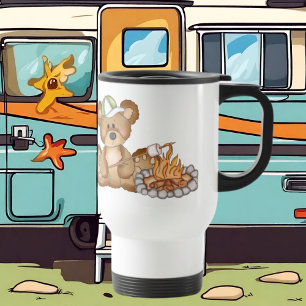 Mug De Voyage Fraisage Marshmellows Ours Voyage Musique