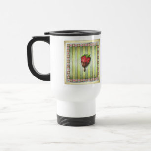 MUG DE VOYAGE FRAISE ENROBÉE DE CHOCOLAT