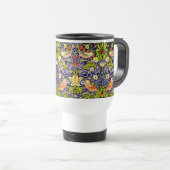 Mug De Voyage Fraise Thief Oiseaux William Morris (Devant droit)