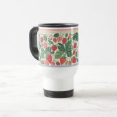 Mug De Voyage Fraises d'aquarelle (Devant gauche)