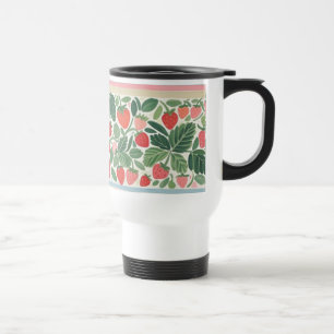 Mug De Voyage Fraises d'aquarelle