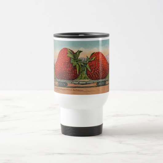 Mug De Voyage Fraises Giant Fruit Antique Fruit Amusant (Centre)