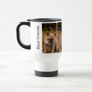Mug De Voyage French Bulldog et amitié Mastiff