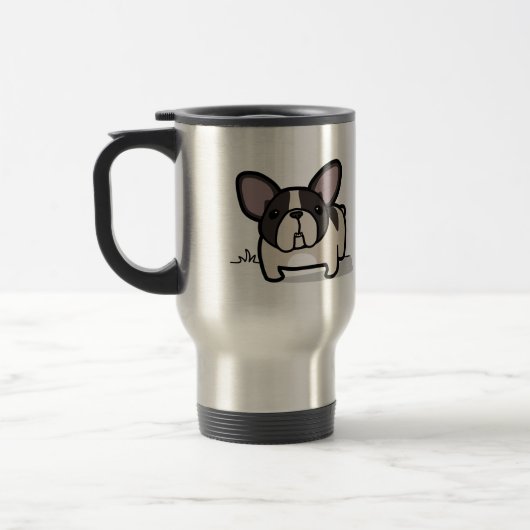 Mug De Voyage Frenchie pie Brindle (Gauche)