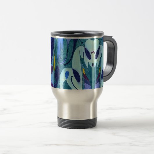 Mug De Voyage Fumes bleues (Devant droit)