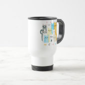 Mug De Voyage Fun Chats de voyage - Fun Chat Design (Devant droit)