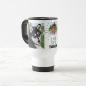 Mug De Voyage Fun Chien Papa Pensait Bulle N'Importe Quel Animal (Devant gauche)