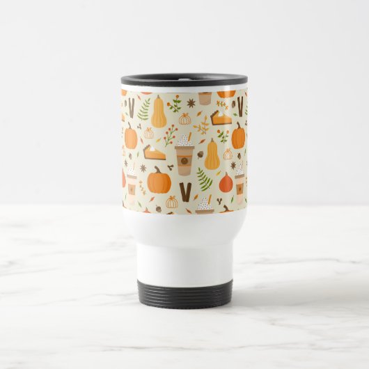 Mug De Voyage Fun Orange Fall Motif (Centre)