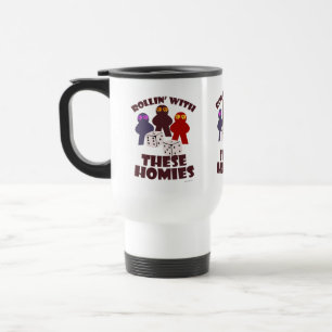 Mug De Voyage Fun Rolling Homies Jeu Meeple Time