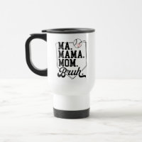 Funny Baseball Maman Bruh avec nom et numéro d'équ