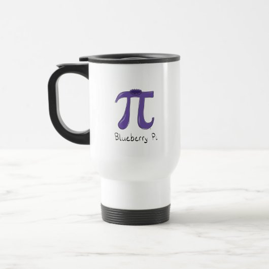 Mug De Voyage Funny Blueberry Pi Symbole enseignant de mathémati (Gauche)