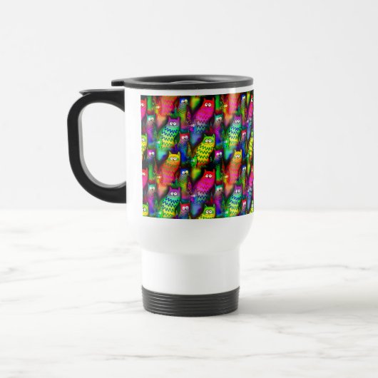 Mug De Voyage Funny Cats Motif-54578 (Gauche)