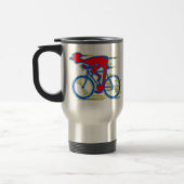 Mug De Voyage Funny Cycling Abstrait (Gauche)