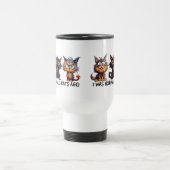 Mug De Voyage Funny normal trois chats (Centre)