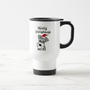 Mug De Voyage Funny Schnauzer Dog Joyeux Noël