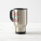 Mug De Voyage Funny Secrétaire d'école Héros appréciation (Devant gauche)