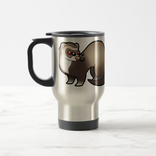 Mug De Voyage Furet de bande dessinée (Gauche)