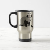 Mug De Voyage Furet drôle de mélomane (Gauche)