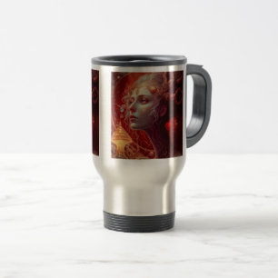 Mug De Voyage Futur Art nouveau femme Voyage / navette Mug, 15 o