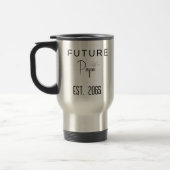 Mug De Voyage Futur Papa Fist Pump Pregancy Faire-part (Gauche)