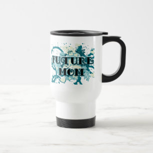 Mug De Voyage Future Mom - Coeurs et fleurs