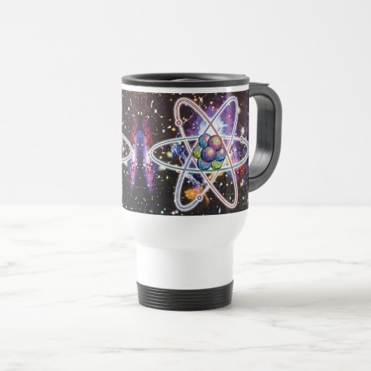 Mug De Voyage Galactique Atomique (Devant droit)