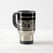 Mug De Voyage Galoper de pintos, personnalisable (Devant gauche)