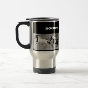 Mug De Voyage Galoper de pintos, personnalisable