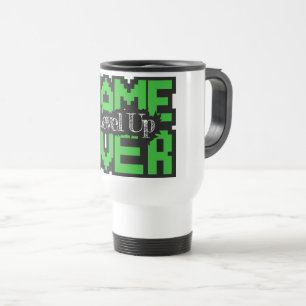 Mug De Voyage Game Over, Level Up : Aventure rétro en sandbox à